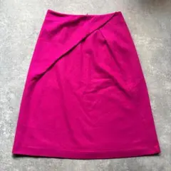 極美品✨ ドゥロワー Drawer ウール シルク スカート ピンク 38 M