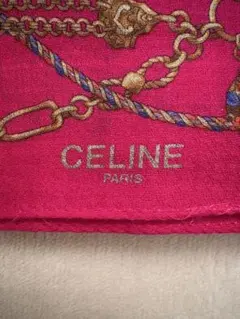 CELINE ピンク ハンカチ