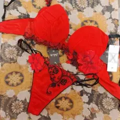 エミール・ガレ♡限定発売♡サルート♡新品♡ブラ♡ソング♡タンガ♡セット♡M♡29 エミール・ガレ☆限定発売☆サルート☆新品☆ブラ☆ソング☆M☆最新作