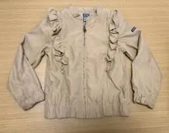 RUGGED WORKSジャケット130 フリル付きベージュ　女の子　春