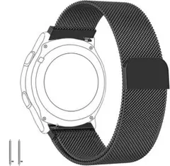 メッシュ 磁気 時計バンド 20mm 無段階調整 マグネット留め 時計ストラップ
