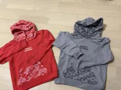 RODEO CROWNS バンダナ柄パーカー 2色セット