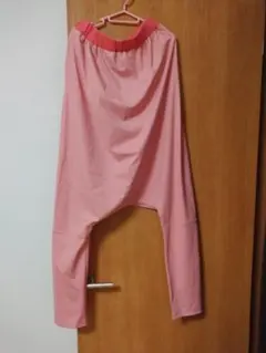 ピンク サルエルパンツ レディース　LL　Give Re Collection