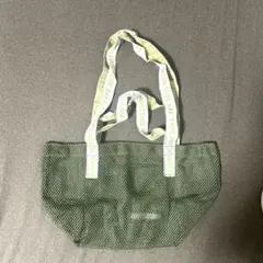 【新品】LAKOLE メッシュトートバッグ カーキ