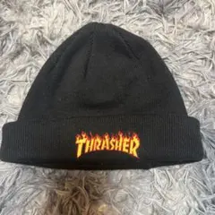 THRASHER スラッシャー　ビーニー　ニット帽　リバーシブル　値下げ可