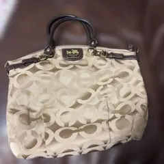 COACH シグネチャー トートバッグ ベージュのサムネイル