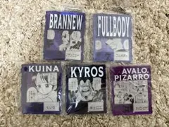 ワンピースベースショップ 一番くじ アクリルブロックチャーム賞 9月5個セット