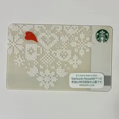 【pin未削り】Starbuck スターバックス スタバカード ハート