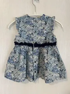 花柄フリルシャツ 110cm