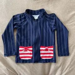 アプレレクール マリンボーダーラッシュガード110