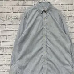 ブルックスブラザーズ長袖シャツ！ホワイトブルーチェックM 922