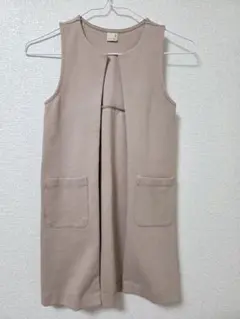 petit main バックフリルジレ ベスト M(100-110cm)