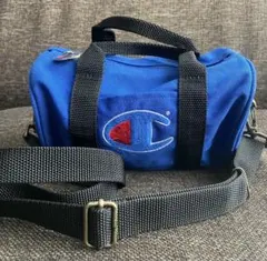 チャンピオン　ヴィンテージ　2WAY ミニボストンバッグ　手提げ　ショルダー　青のサムネイル