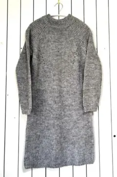 【COMMECA ISMコムサ 】 ニット セーター 長め グレー S