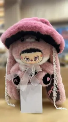Labubu風 Rabubu 改造ぬいぐるみ 17cm うさぎ 猫耳 カスタム - メルカリ