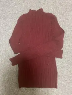 Dazy バーガンディ タートルネックセーター Mサイズ