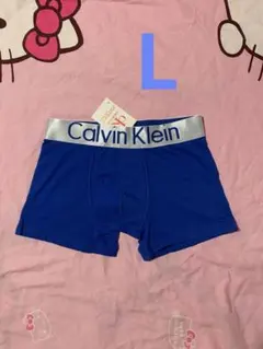 Calvin Klein ボクサーパンツ ブルー　1枚　Lサイズ　メイズ