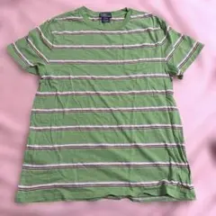 Polo by Ralph Lauren ボーダーTシャツ グリーン Lのサムネイル