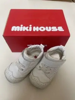 MIKI HOUSE ホワイトスニーカー 箱付き