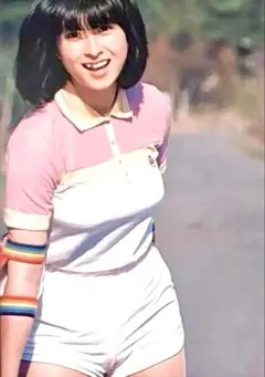 【A4額入り】河合奈保子 グラビア 昭和 切り抜き