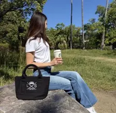 正規品　LUSSO SURF ミニトートバッグ　ブラック　送料込み