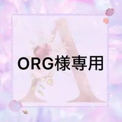 ORG様専用
