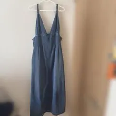 デニムサロペット ロングワンピース Mサイズのサムネイル