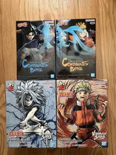 新品　NARUTO VIBRATION STARS ナルト九尾　サスケ呪印2体