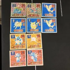 ポケモン最強シール烈伝 3枚セット リザードン カメックス フシギバナ