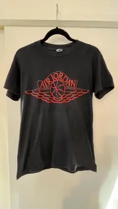 NIKE AIR JORDAN ウィングロゴ Tシャツ size:M 黒赤