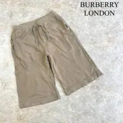 BURBERRY LONDON ロゴ刺繍 ノバチェック ハーフパンツ キッズ