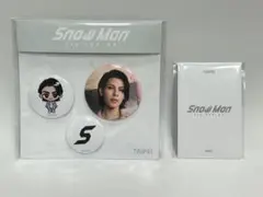 Snow Man POP-UP 台北限定グッズ ラウールフォトカードC+缶バッジ