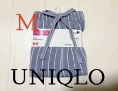 ●新品タグ付きユニクロレディース●レーヨンリラコパンツルームウェア●ストライプM