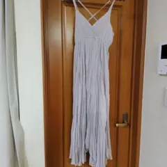 マキシ丈 キャミワンピース