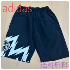 adidas アディダス ハーフパンツ ショートパンツ ブラック キッズ 150