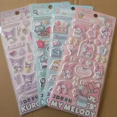 大特価！キャラクターシール　4枚セット　新品未使用