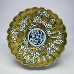 【 波佐見焼 林九郎窯 金彩染錦 琳派 桜樹文 19cm 銘々皿未使用品 】 波佐見焼 林九郎窯 金彩染錦 琳派 桜樹文 19cm 銘々皿 3枚 】 - メルカリ