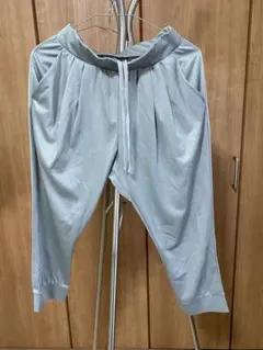 guジーユーACTIVEアクティブライトグレー ジョガーヨガパンツ Mクロップド