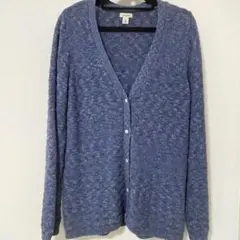 L.L.Bean カーディガン ブルー Mサイズ