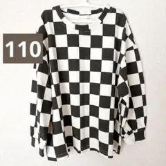 aimoha アイモハ チェッカー柄トップス 長袖トップス ロンT 韓国子供服