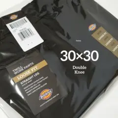30×30【新品 未使用】ディッキーズ　ダブルニー　85283　BLACK