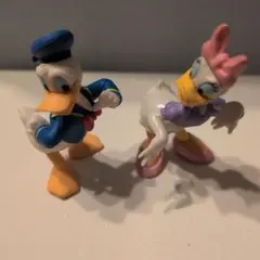 東京ディズニーランド ドナルドダック デイジーダック 陶器フィギュア
