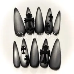 現品 ネイルチップ シズルニルック 地雷系 ギャル うるマグ　クロムネイル
