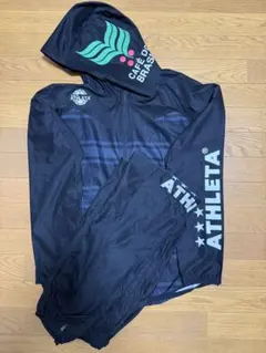 ATHLETA Lサイズ 上下セット ピステ・ウィンドブレーカー 黒