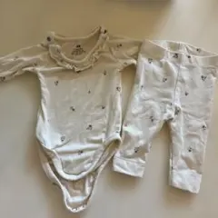 H&M ベビーパジャマ オーガニックコットン 0-1M
