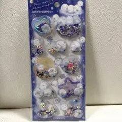 正規品しまえながスパンコールパーティー　シマエナガ　ボンボンドロップシール