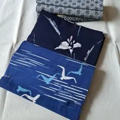 浴衣反物まとめ売り　リメイク素材　和装小物