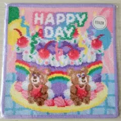 新品 ラブラリーバイフェイラー ハンカチ ウェルカムハッピーデイ