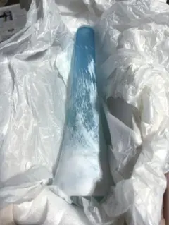 新品★田中恭子 ガラス 一輪挿し 新品 木箱付き　フラワーベース