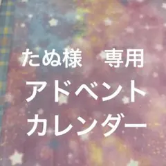 たぬ様　専用　アドベントカレンダー２セット